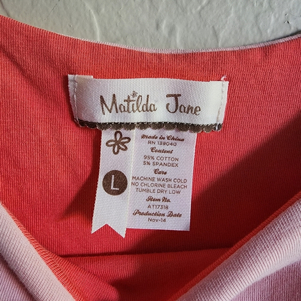 ⭐ 4/$20 Matilda Jane Tank Top Large‎ - Picture 2 of 6